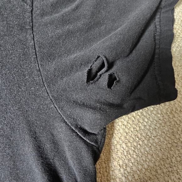 Lady Gaga Black Alejandro T-Shirt PTP 21 Length 27 No Tags - Picture 3 of 7